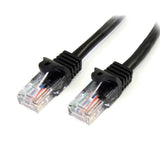 StarTech.com Cavo di Rete da 50cm Nero Cat5e Ethernet RJ45 Antigroviglio