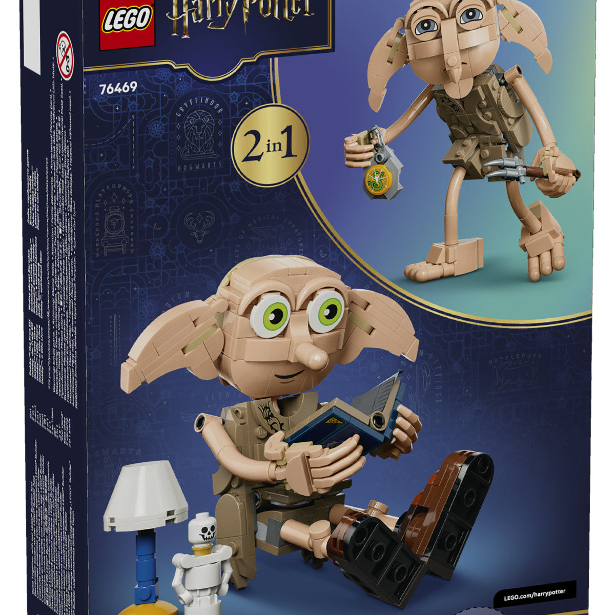 LEGO Harry Potter 76469 2in1 Dobby L'Elfo Libero, Gioco Trasformabile in Kreacher, Decorazione Cameretta, Regalo Bambini 8