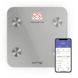 Rowenta Goodvibes LIFE BR9600 Bilancia Pesapersone Elettronica Quadrato Argento