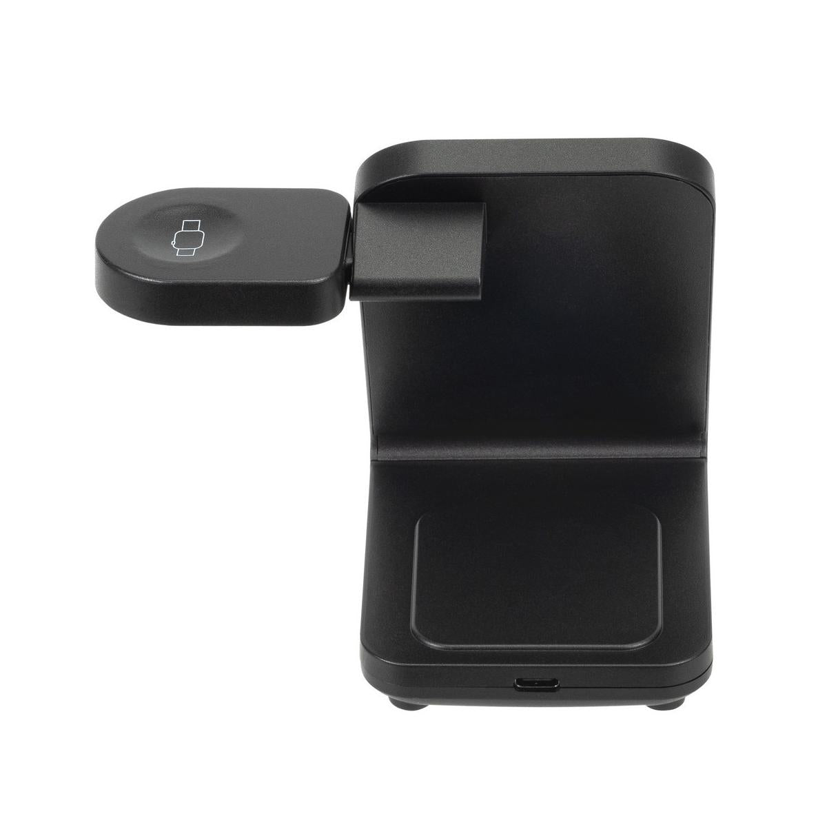 Rivacase VA4916 Caricabatterie per dispositivi mobili Orologio intelligente, Auricolare, Smartphone Nero USB Carica wireless Interno