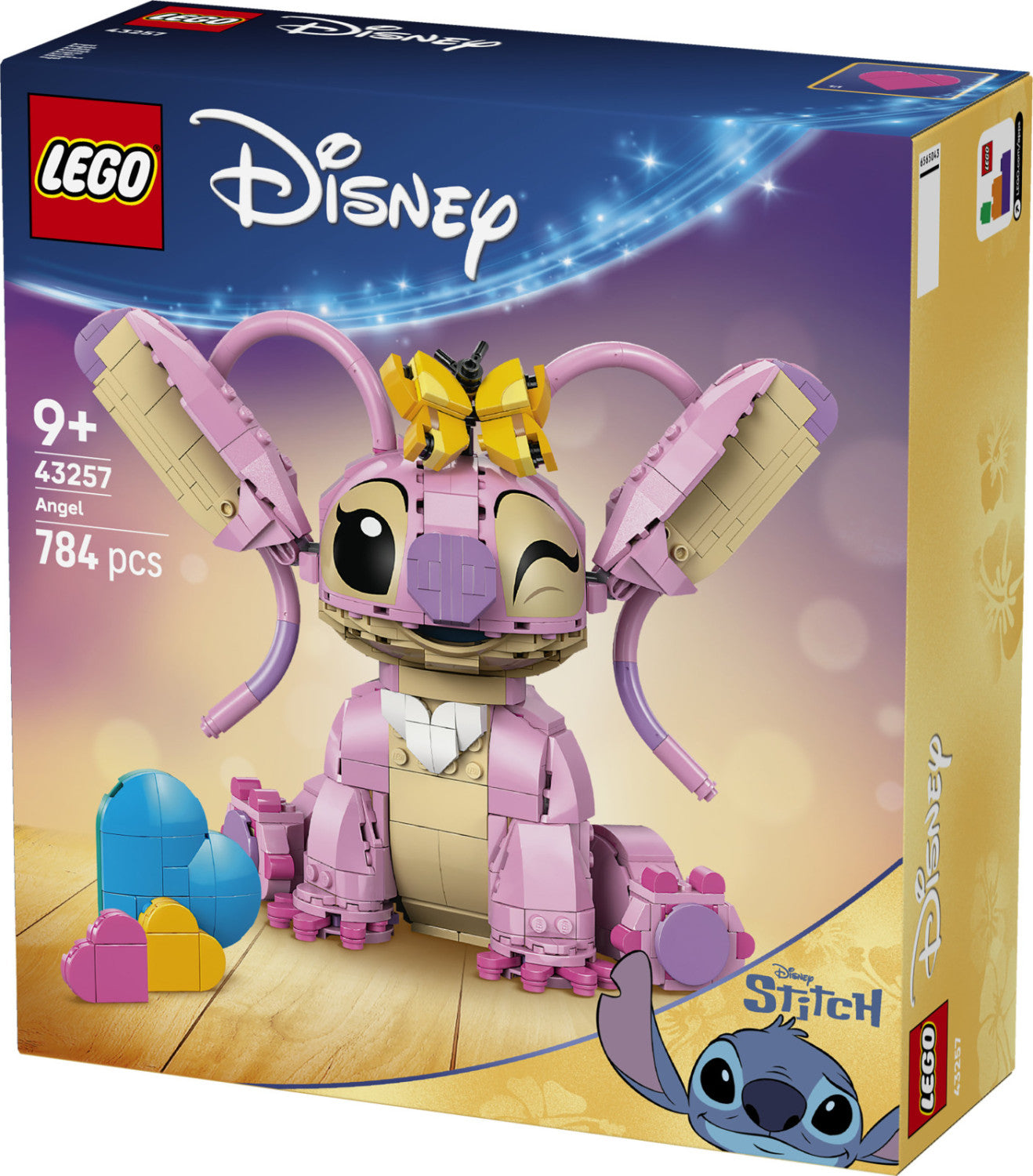 LEGO Disney Angel 43257 Set da Costruzione 784 Pezzi Lilo e Stitch 9 Anni