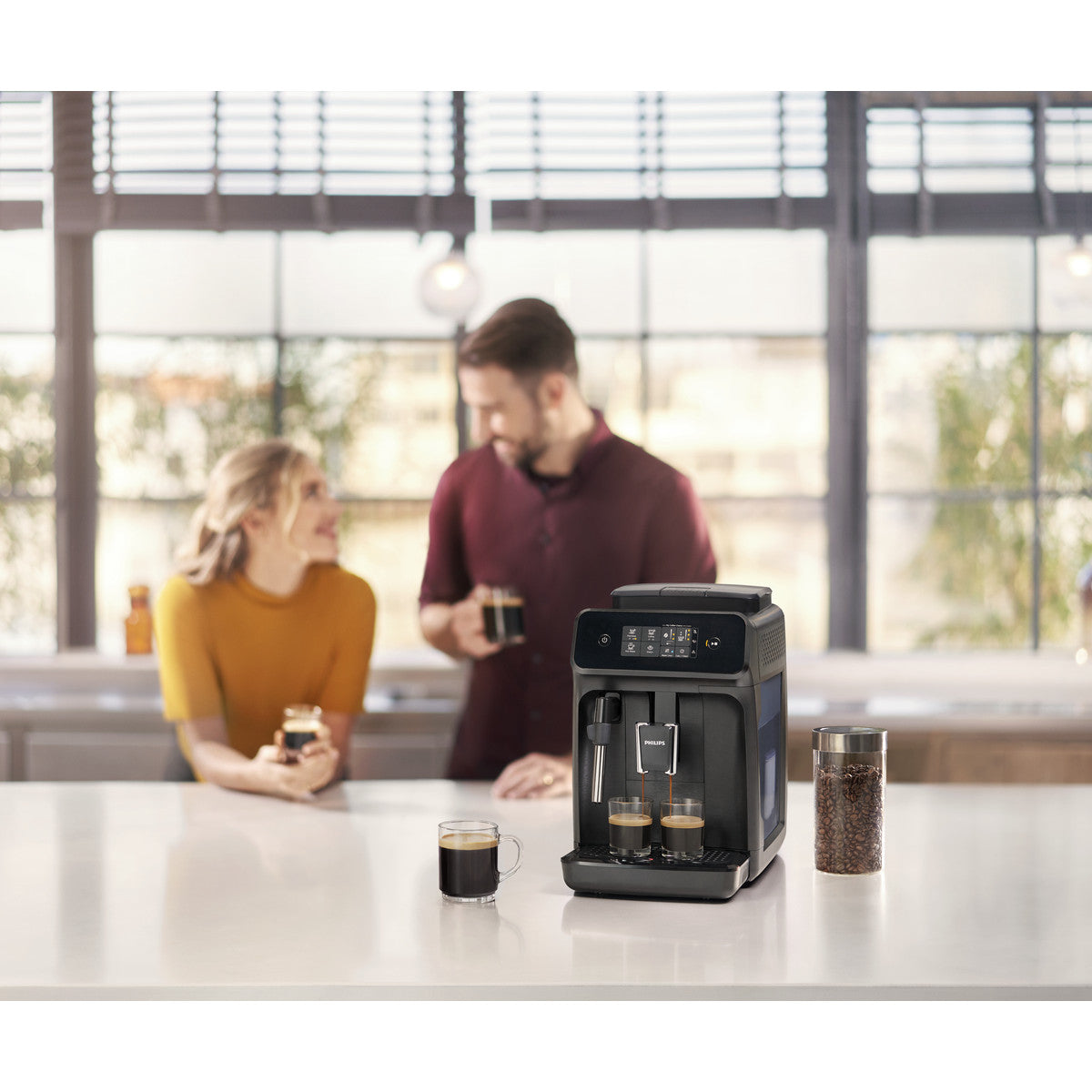 Philips 1200 series Series 1200 EP1220/00 Macchina da caffè automatica Nero