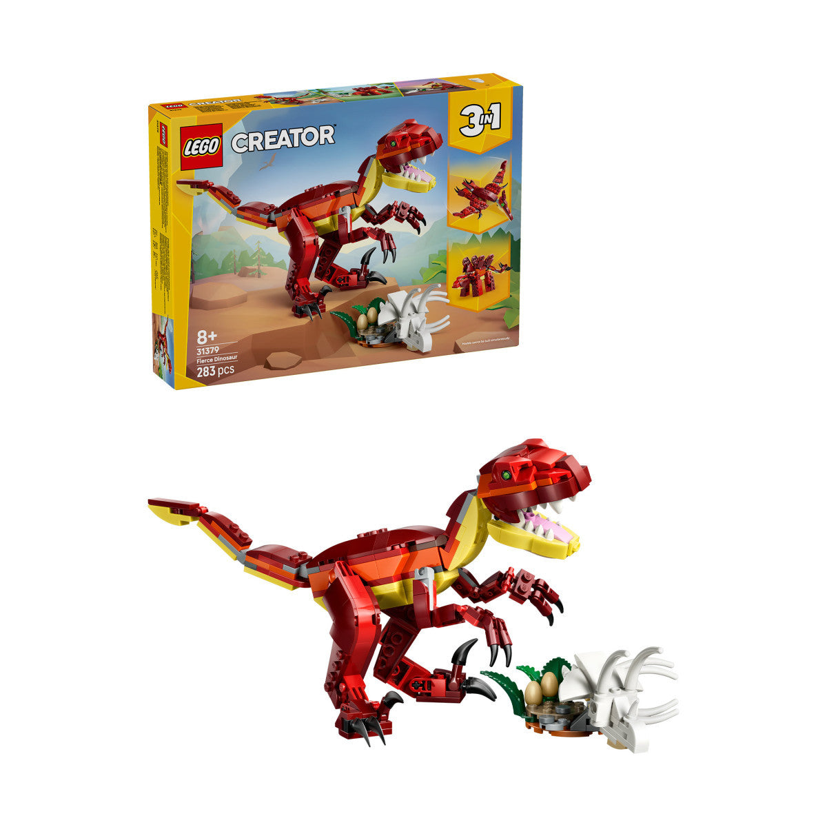 Set costruzioni LEGO 31379 CREATOR 3 IN 1 Feroce dinosauro