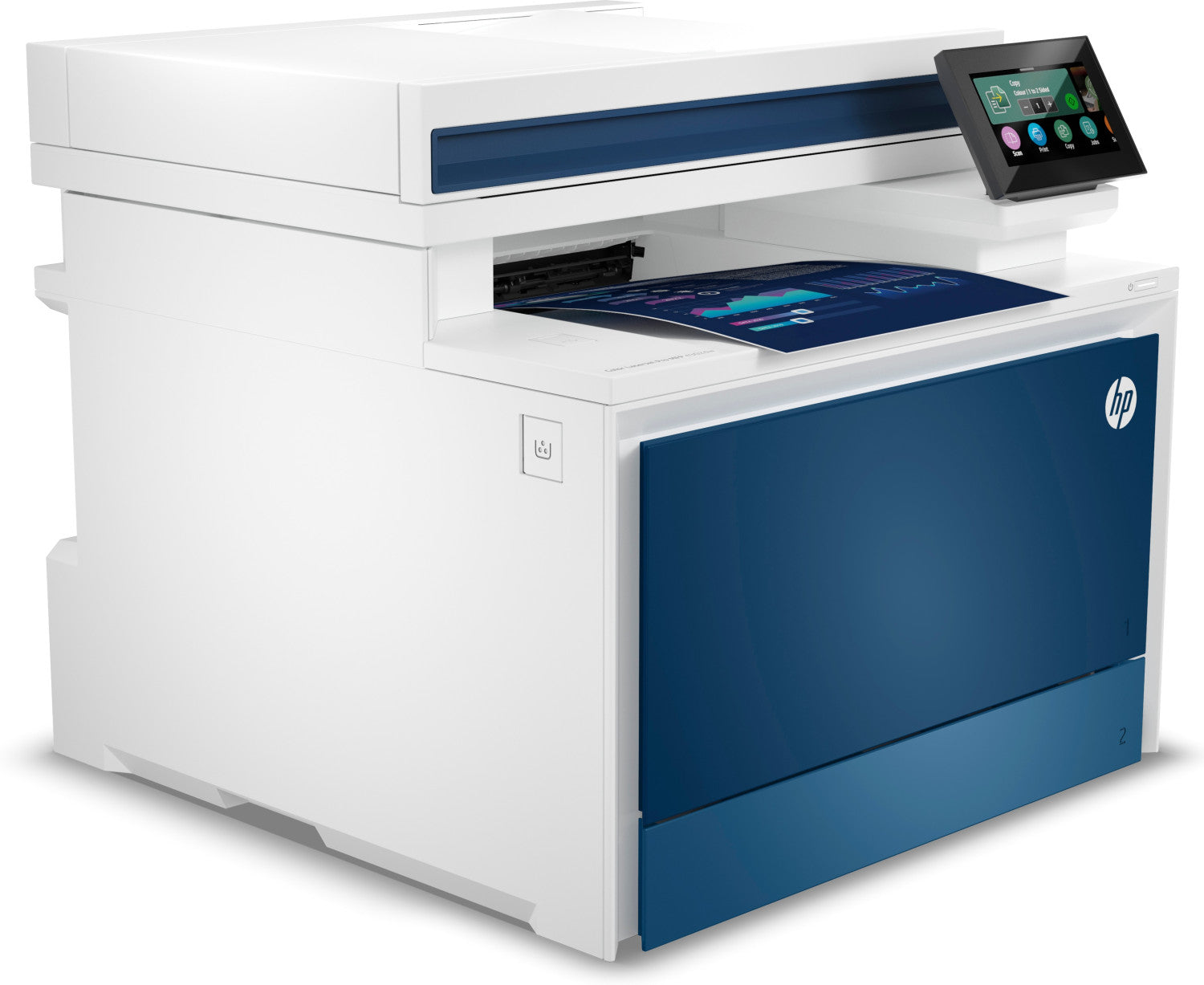 HP 4RA83F Stampante Color LaserJet Pro MFP 4302dw Printer Laser A4 600x600 DPI 33 ppm Wi Fi Bianco Blu