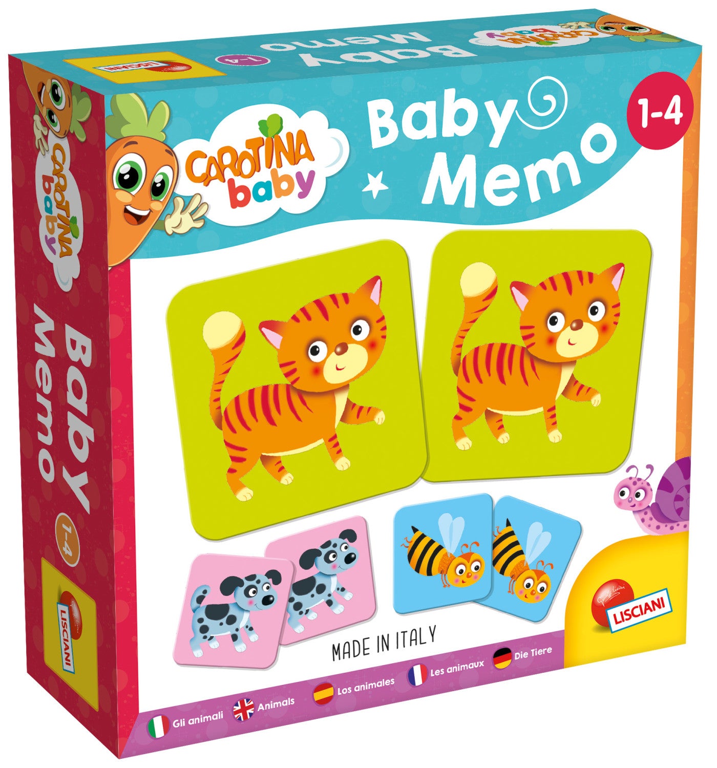 Liscianigiochi 80045 Carta da gioco Memoria