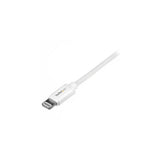 StarTech.com Cavo Connettore Lightning 8-pin Apple a USB di tipo Slim per iPhone / iPod / iPad da 1m - Bianco