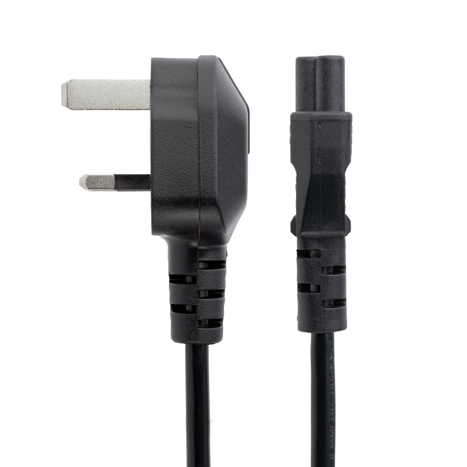 StarTech.com Cavo di Alimentazione per Notebook da 2m; Cavo Elettrico AC di Ricambio per Alimentatori da BS 1363 UK a C5 2.5A-250V, 18AWG, Omologato UL