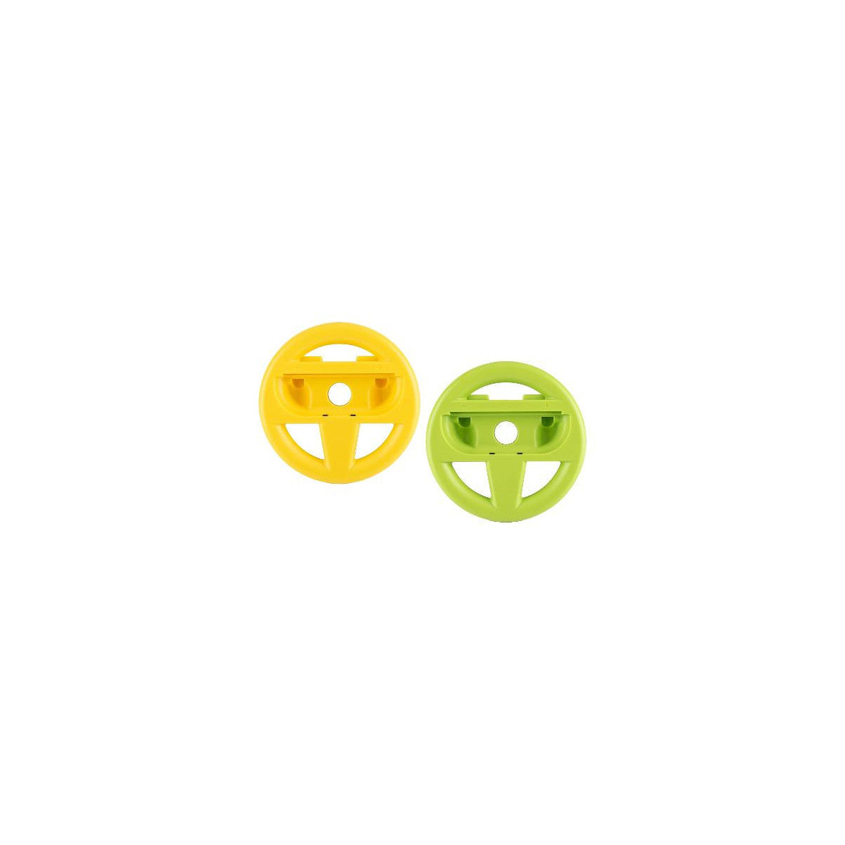 Qubick Volante Simulatore Guida VOS20002 Switch 2 Dual Wheel For Joy-Con Giallo E Verde
