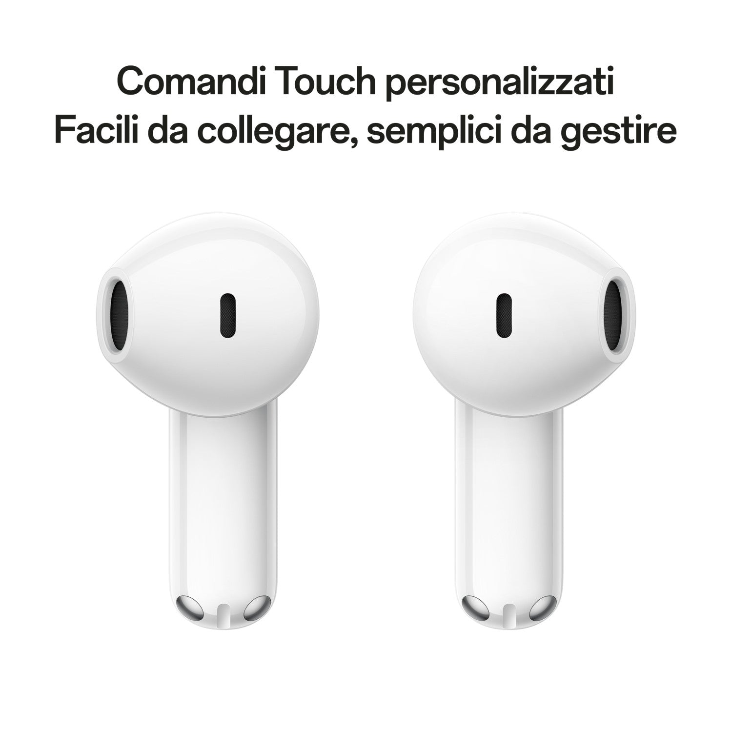 OPPO Enco Buds3 Auricolari True Wireless, 42h di Autonomia, Driver Dinamico da 12.4mm, BT 5.4, Controlli Touch, Cancellazione rumore passiva, Android e iOS, IP55, Versione Italiana , Bianco