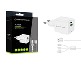 Conceptronic ALTHEA16W Caricabatterie per dispositivi mobili Universale Bianco AC Ricarica rapida Interno