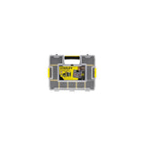 Stanley 1-97-483 Cassetta degli attrezzi Scatola per minuteria Nylon Nero, Trasparente, Giallo