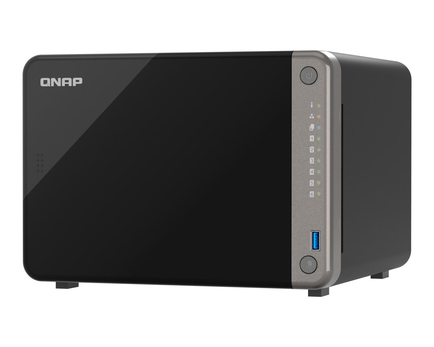QNAP TS-AI642-8G server NAS e di archiviazione Tower Collegamento ethernet LAN Nero Cortex-A76