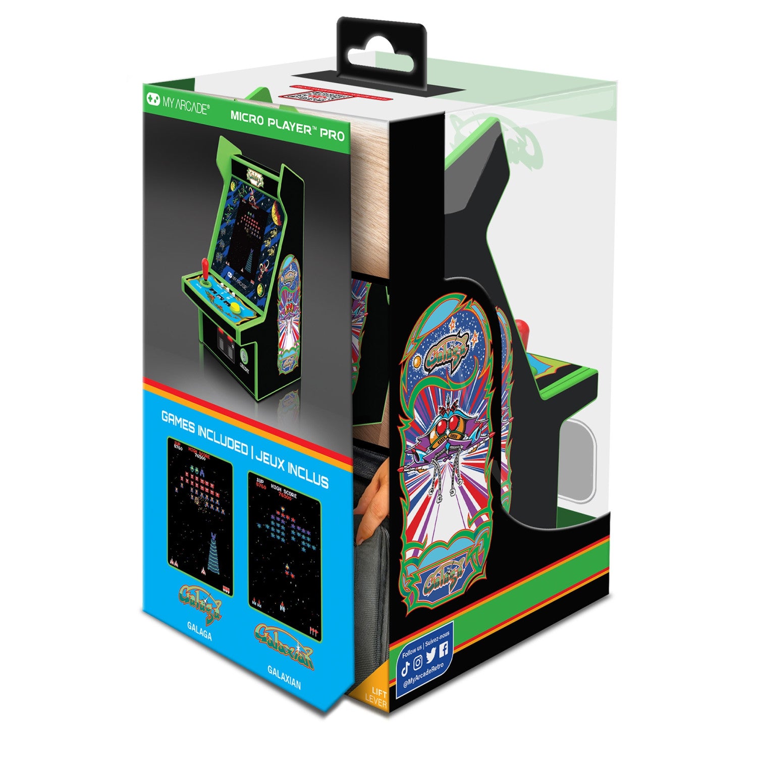 My Arcade GALAGA Micro Player Pro console da gioco portatile 6,98 cm (2.75 pollici) Multicolore