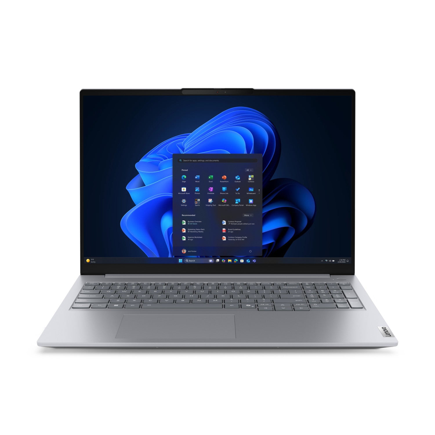 Lenovo ThinkBook 16 G9 AHP AMD Ryzen 7 250 Computer portatile 40,6 cm (16 pollici) WUXGA 16 GB DDR5-SDRAM 512 GB SSD Wi-Fi 7 (802.11be) Windows 11 Pro Italiano Grigio