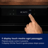Electrolux PizzaExpert Series 700 Multifunction Oven with pyrolytic cleaning Wi-Fi connection 72 L 3490 W Nero