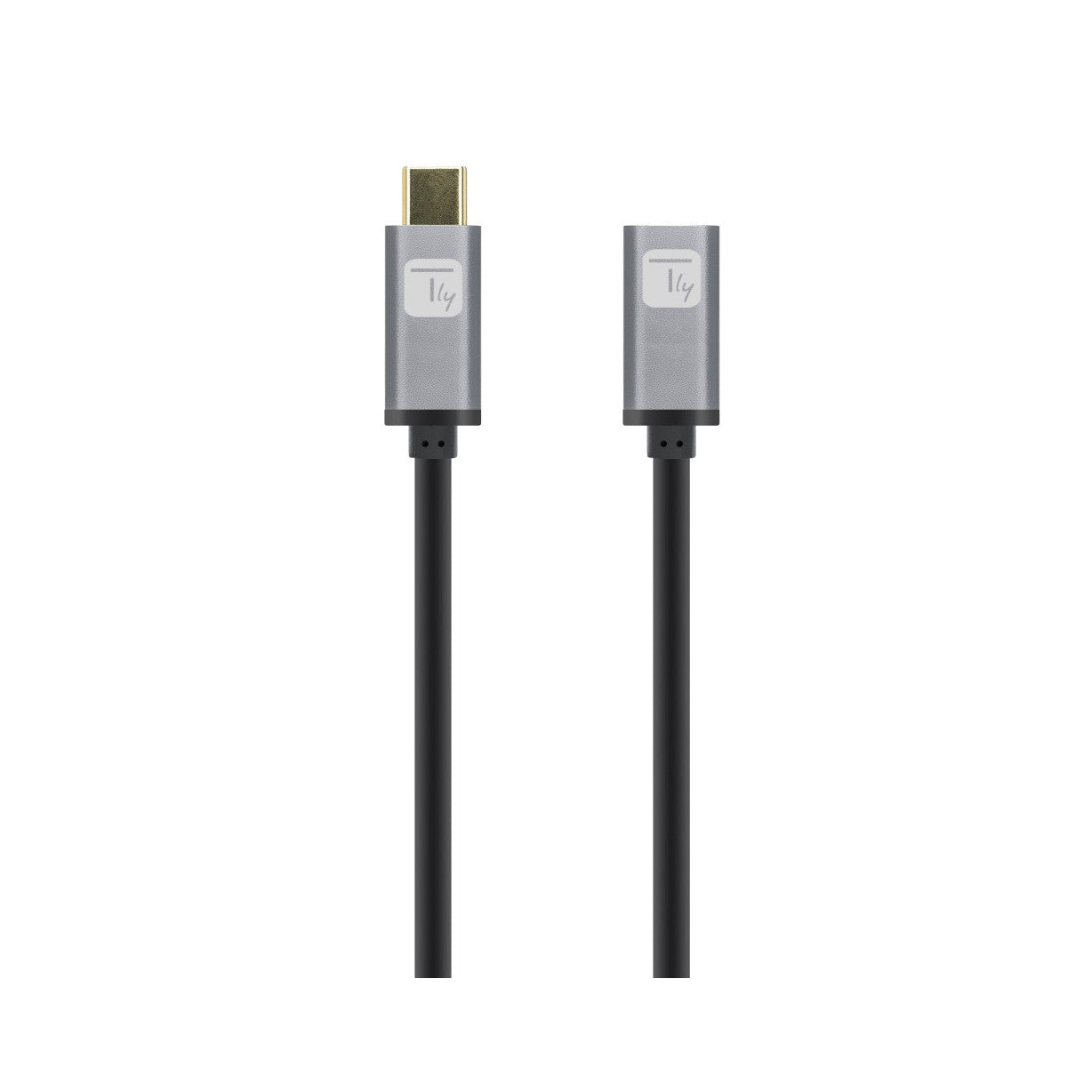 Techly Cavo prolunga USB 3.2 Gen 2 USB-C M/F 1m Nero