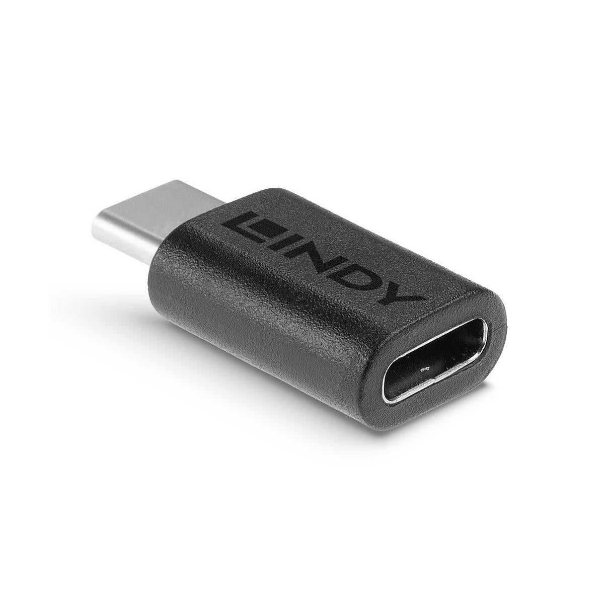 Lindy 41893 adattatore per inversione del genere dei cavi USB 3.2 Type C Nero