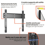 Vogel's TVM 5705 Supporto Da Parete Fisso Per TV 40-110'' Fino A 100 Kg VESA 600x400