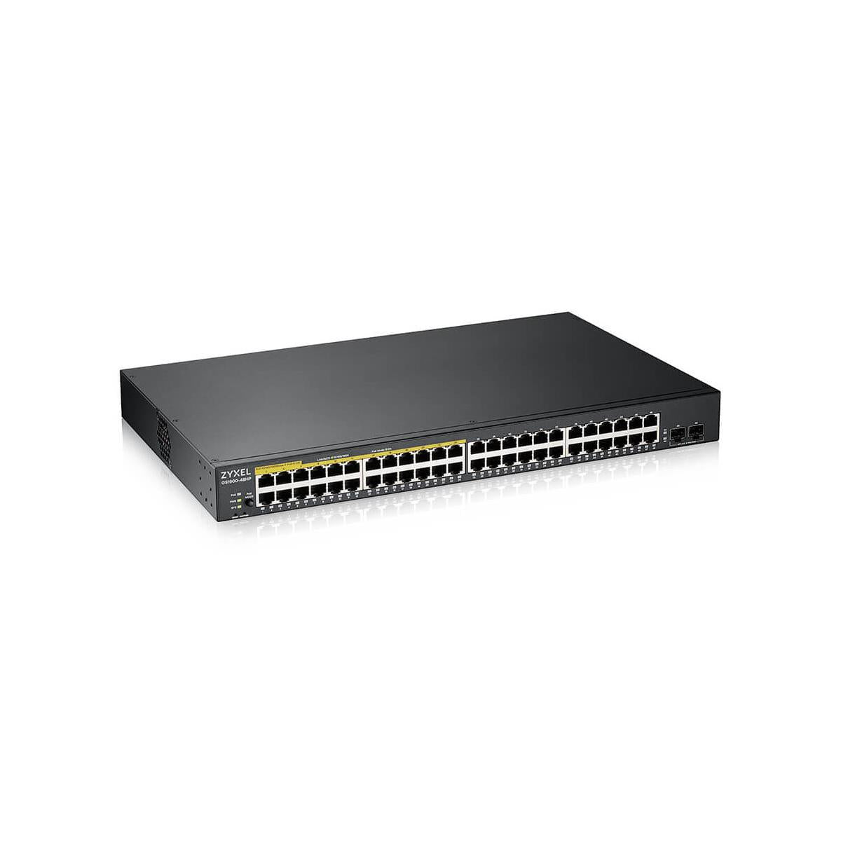 Zyxel GS1900-48HPv2 Gestito L2 Gigabit Ethernet (10/100/1000) Supporto Power over Ethernet (PoE) Nero