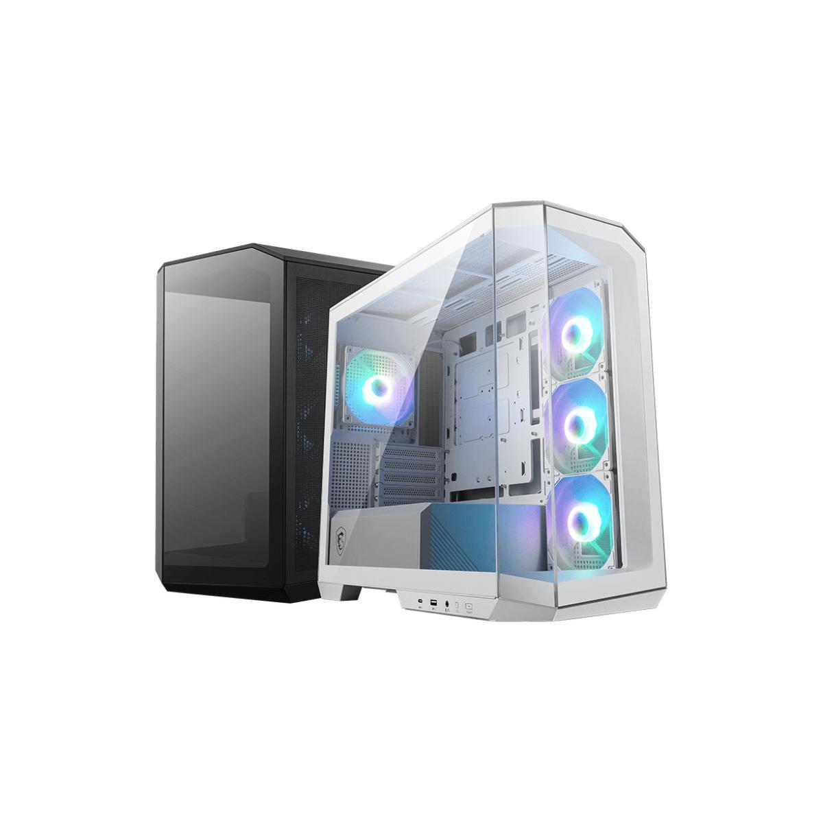 MSI MAG PANO M100R PZ Micro Tower Bianco