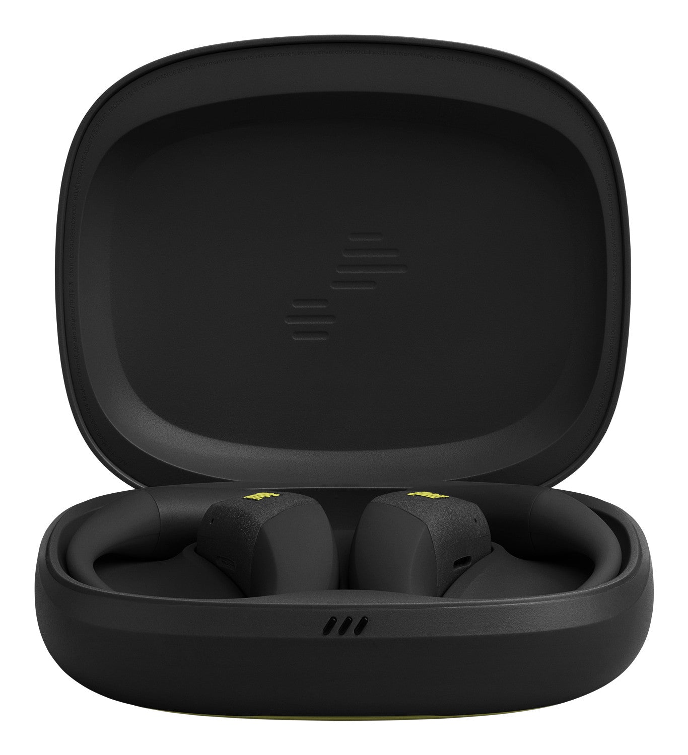 JBL Endurance Zone Cuffie Sportive Open-Ear True Wireless con Archetto Ergonomico, colore Nero e Giallo