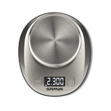 G3 Ferrari G2017200 Nancy Bilancia da Cucina Digitale Inox 5 kg Precisione 1 g