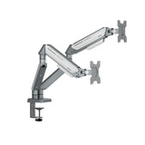 Anda Seat Stealth II Duo 81,3 cm (32 pollici) Scrivania Argento, Bianco