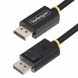 StarTech.com Cavo DisplayPort 2.1 da 2m, cavo DisplayPort DP40 certificato VESA con UHBR10/HDR/HDCP 2.2, 8K 60Hz/4K 144Hz w/DSC 1.2a, 40Gbps, cavo DP 2.1, cavo per monitor UHD, M/M
