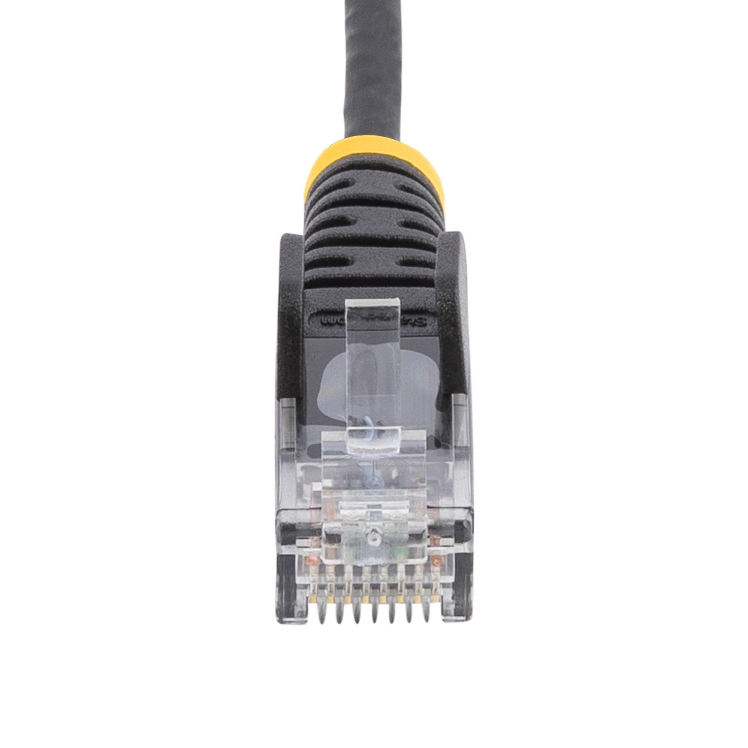 StarTech.com Cavo Ethernet CAT6 Nero da 7m; Patch UTP con Plug RJ45 Antigroviglio e Rilievi di Trazione, Cavo Lan Slim in Rame Puro 28AWG, Sottoposto a test Fluke