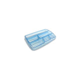 ARDA TR3110 Astuccio rigido per matite Blu, Trasparente