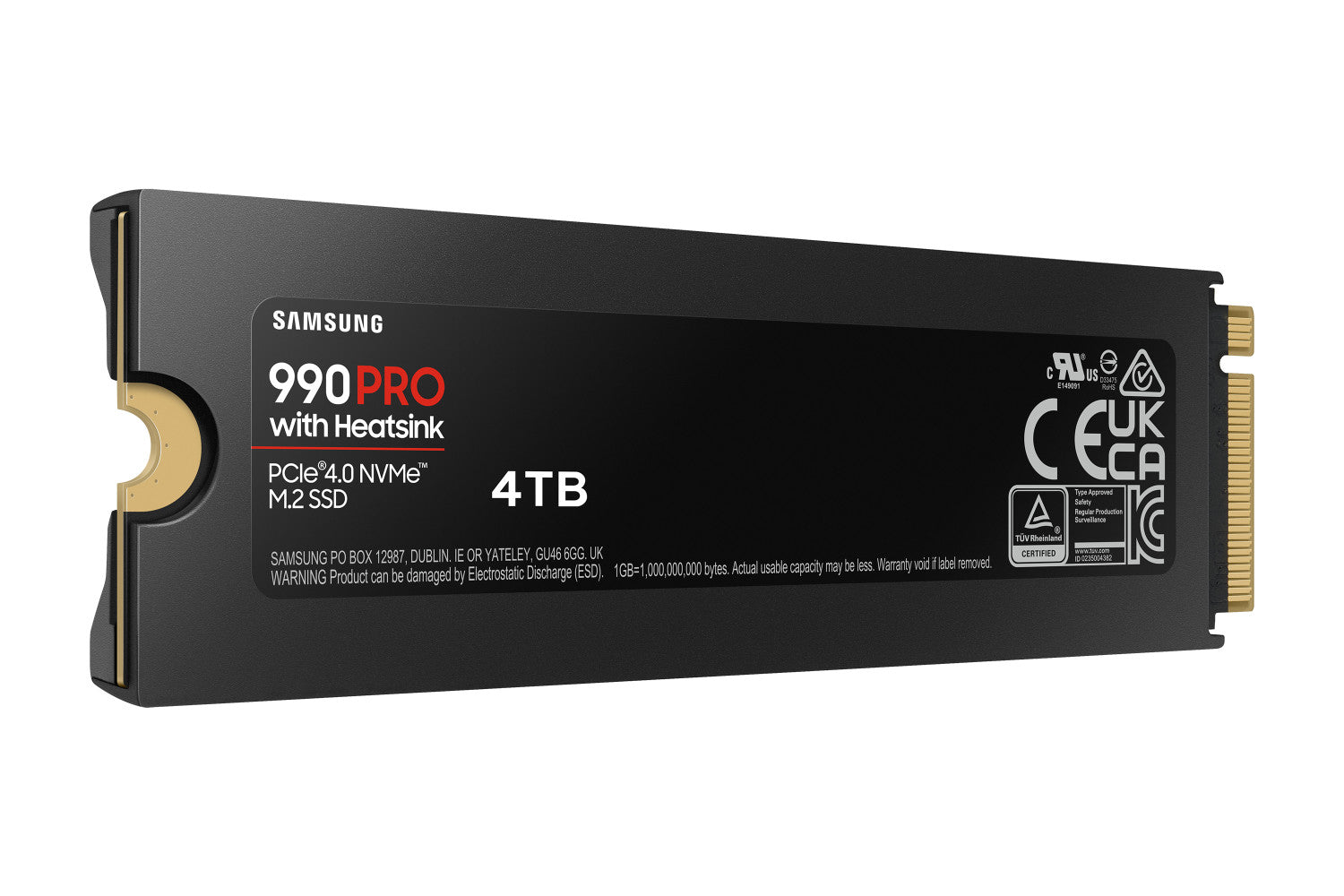 Samsung 990 PRO NVMe 4TB con Dissipatore di calore, SSD interno