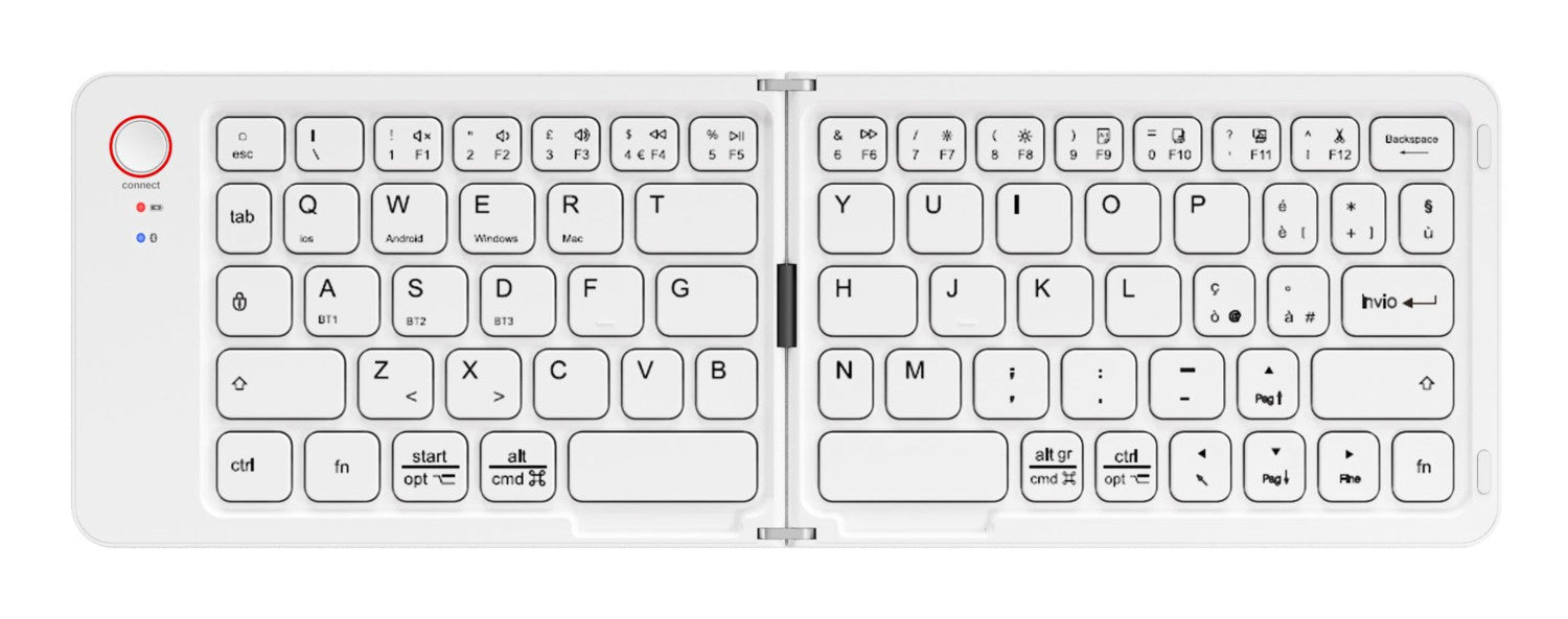 Tech Pop Kboardy Tastiera Bluetooth ultra sottile e pieghevole