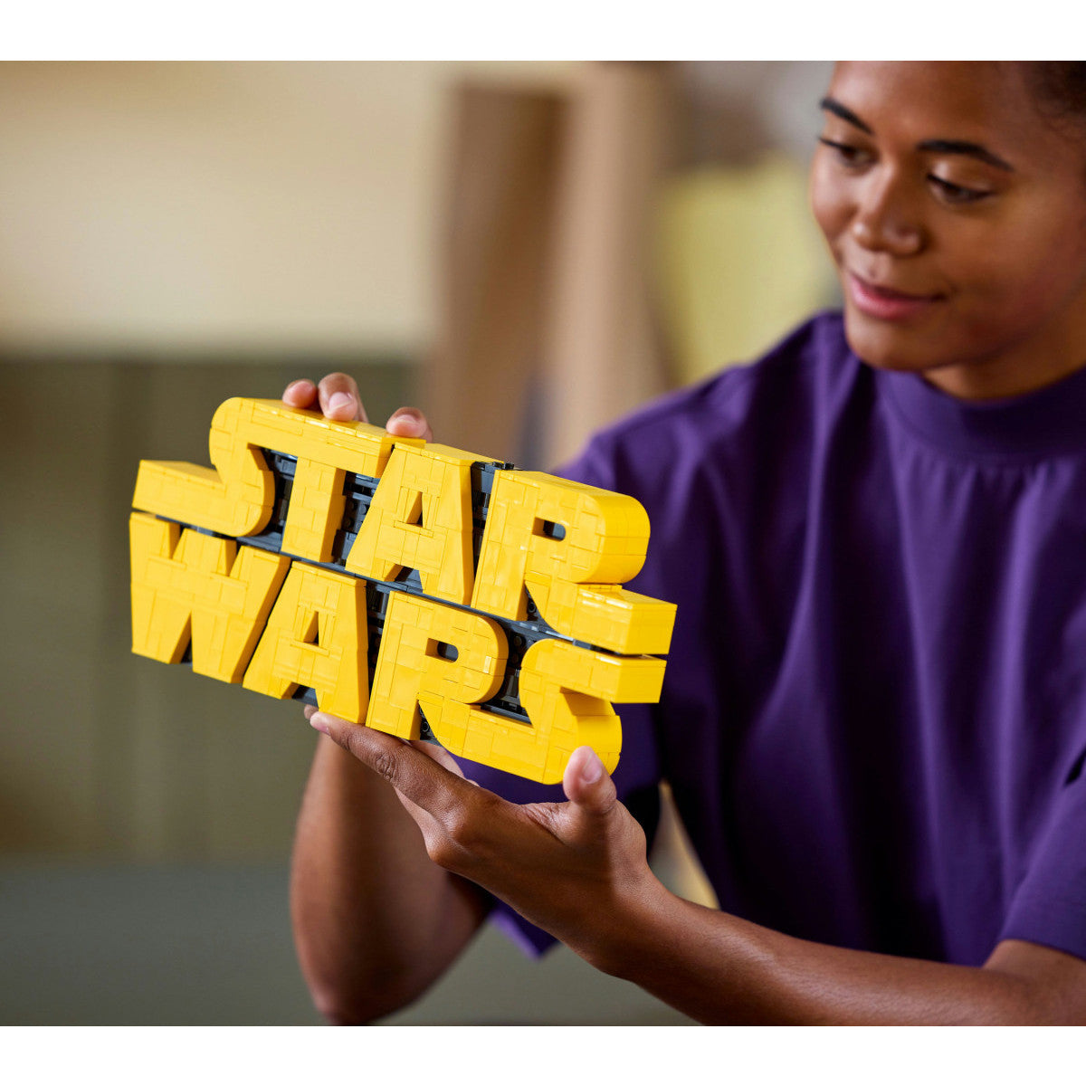 LEGO Star Wars Logo in Mattoncini 75407 Set Costruzione 700 Pezzi Adulti