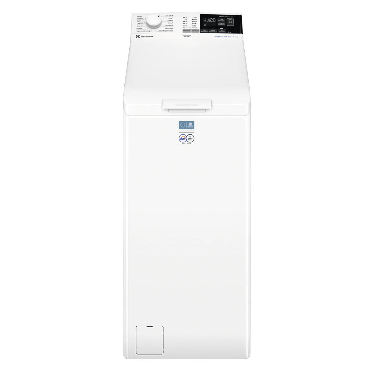 Electrolux EW6T46KB lavatrice Caricamento dall'alto 6 kg 1200 Giri/min Bianco