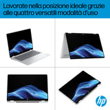 HP OmniBook 5 Flip 2-in-1 Laptop 14-fp0012nlx Intel Core i3 i3-1315U 35,6 cm (14 pollici) Touch screen 2K 8 GB LPDDR5-SDRAM 512 GB SSD Wi-Fi 6 (802.11ax) Windows 11 Home Argento
