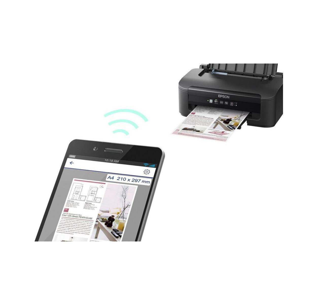 Epson Scanner WorkForce WF2110W Stampante a getto d'inchiostro A colori 5760x1440 DPI A4 WiFi Nero