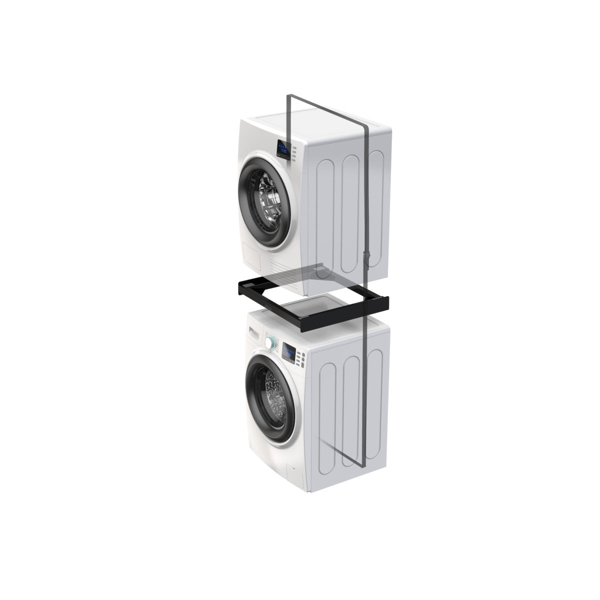 Meliconi 656138 accessorio e componente per lavatrice Kit di sovrapposizione