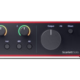 Focusrite Scarlett Solo Interfaccia audio Red e Black
