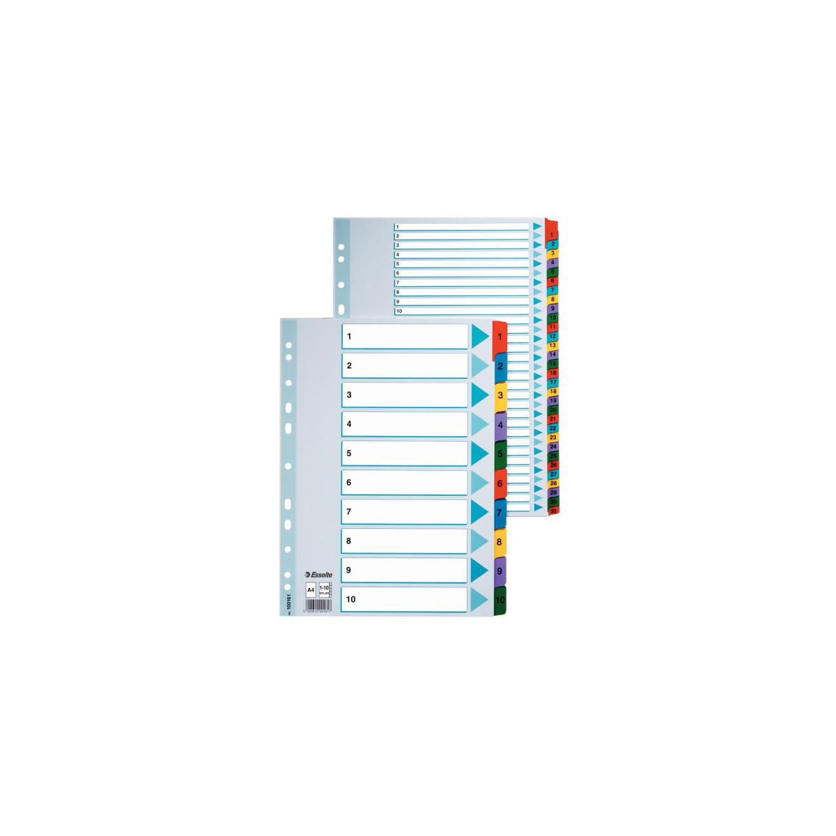 Esselte Carton Index divisore 1 pz