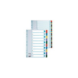 Esselte Carton Index divisore 1 pz