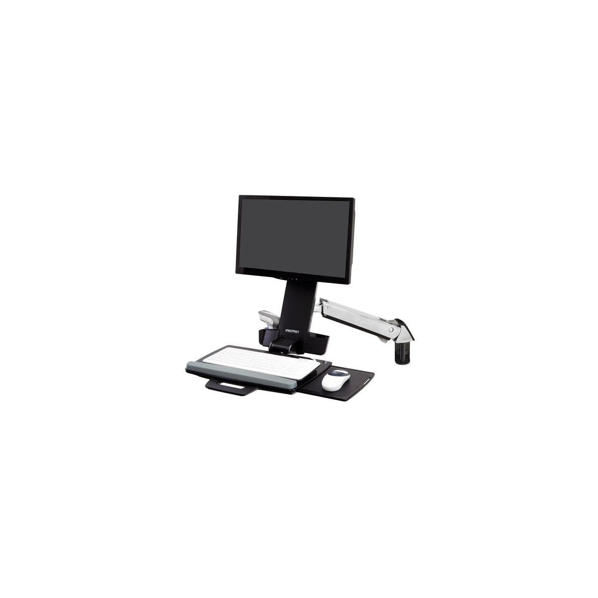 Ergotron Styleview Sit-Stand Combo Arm 61 cm (24") Alluminio Parete