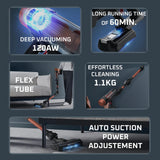 Rowenta X-Force Flex 10.80 Animal X-FORCE FLEX 10.80, Scopa Elettrica Senza Filo, Modello Animal Care, RH7A73