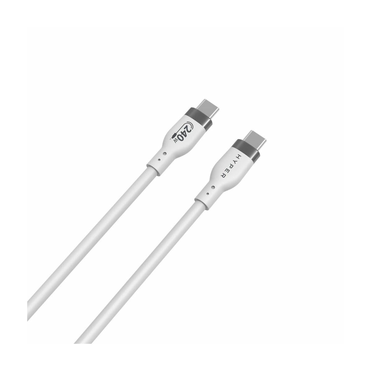 HYPER HJ4002WHGL cavo USB USB 2.0 2 m USB C Bianco