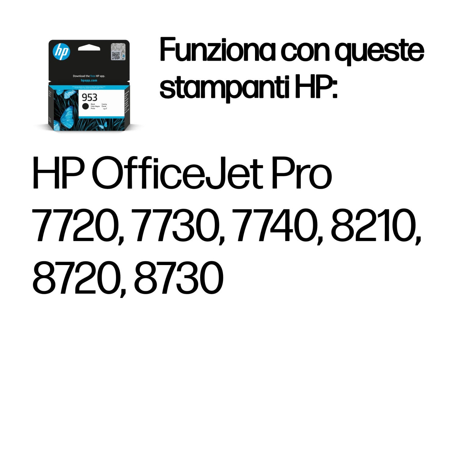 HP Cartuccia di inchiostro originale nero 953
