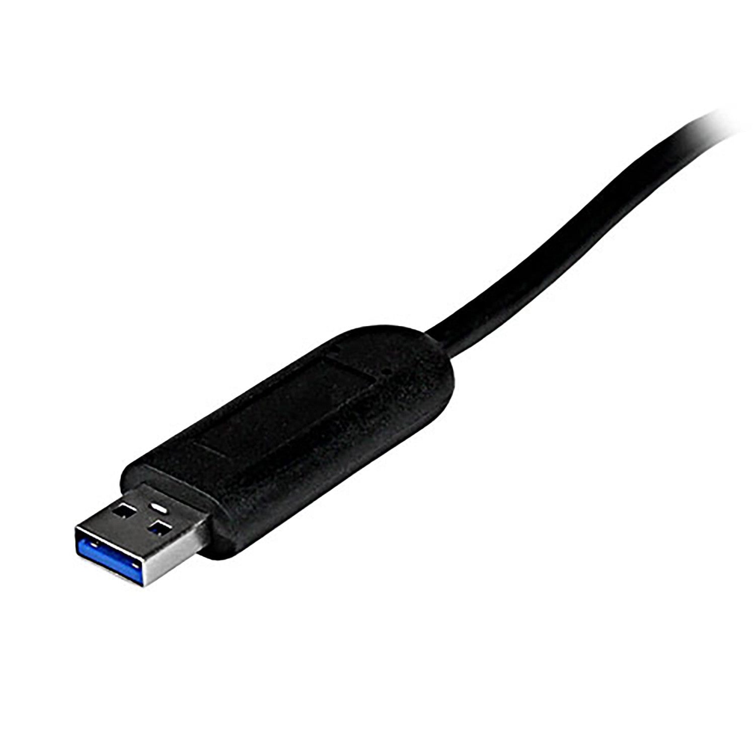 StarTech.com ST4300PBU3 hub di interfaccia USB 3.2 Gen 1 (3.1 Gen 1) Type-A 5000 Mbit/s Nero