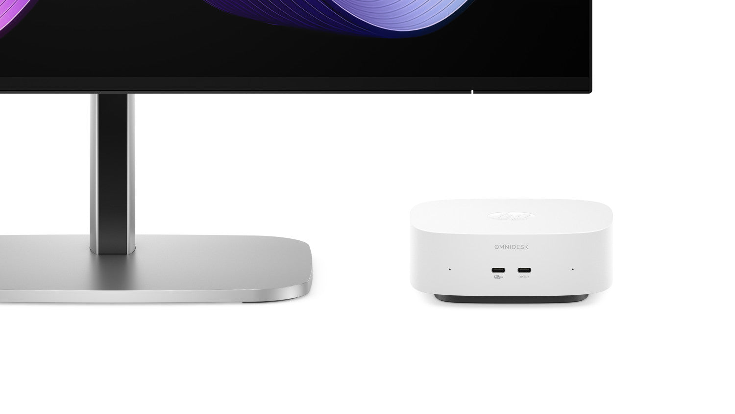 HP E4EU4EA PC/stazione di lavoro Intel Core 5 16 GB LPDDR5x-SDRAM 512 GB SSD Windows 11 Home Mini PC AI PC Bianco