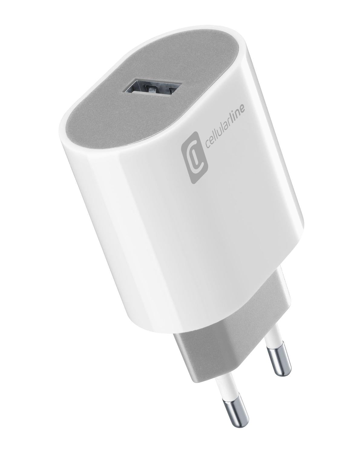 Cellularline USB Charger Stylecolor Universal Bianco
