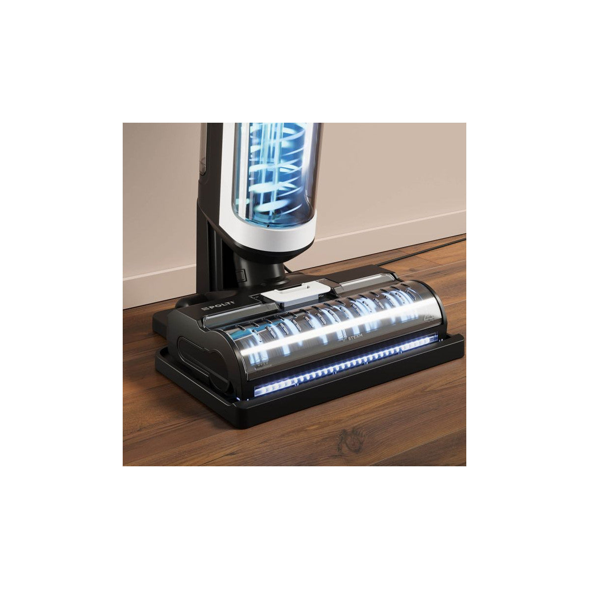 Polti WD10 Aspirapolvere a bastone 2 in 1 AC Secco e bagnato HEPA Senza sacchetto 750 W Nero, Bianco