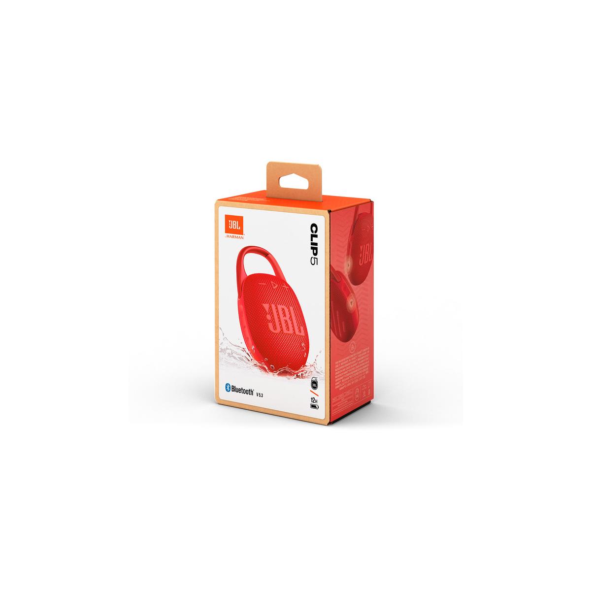 JBL Clip 5 Altoparlante portatile mono Rosso 7 W