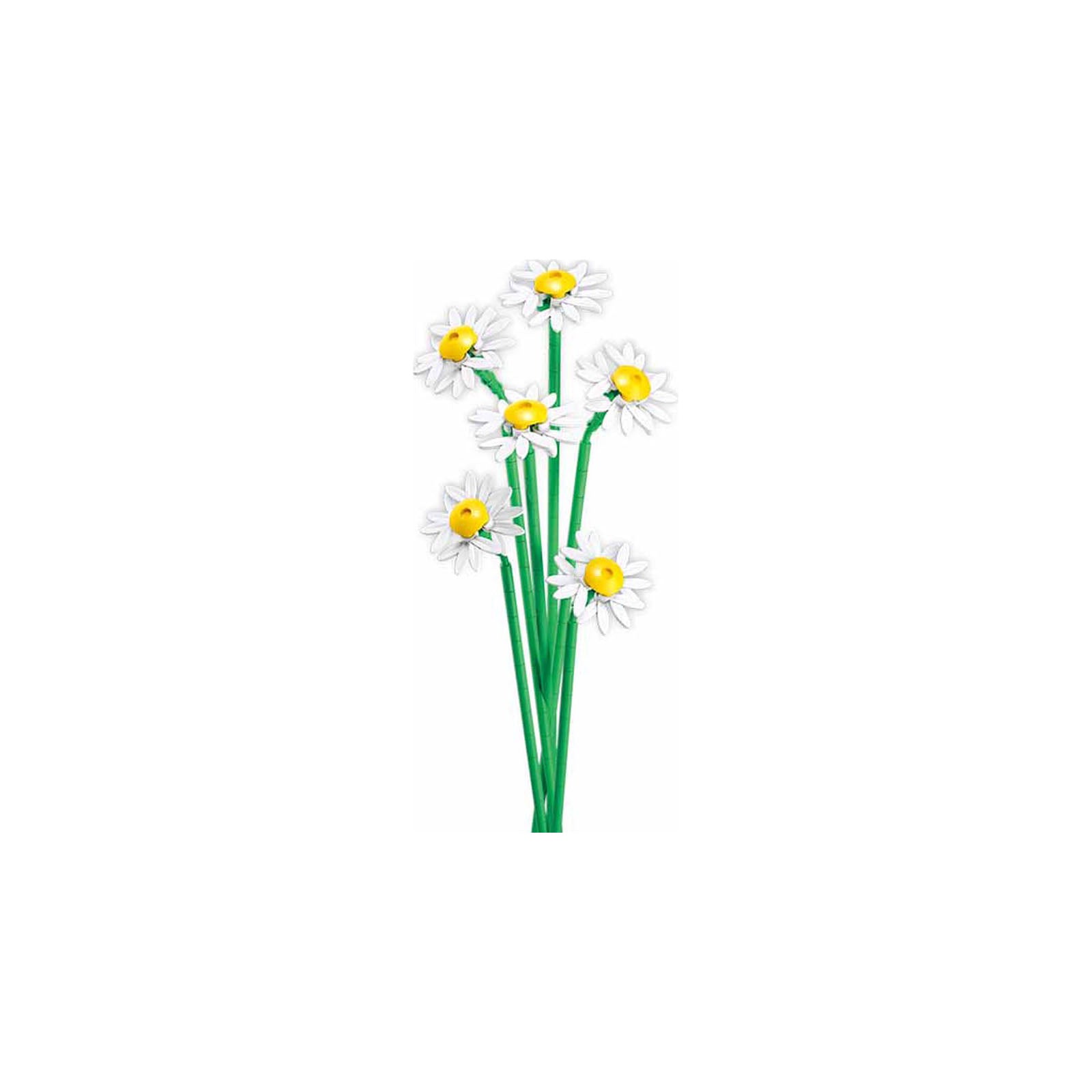 Margherite con vaso Sluban M38 B1101 16 Bianco Verde
